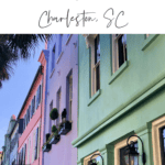 Rainbow row buildings in Charleston SC.