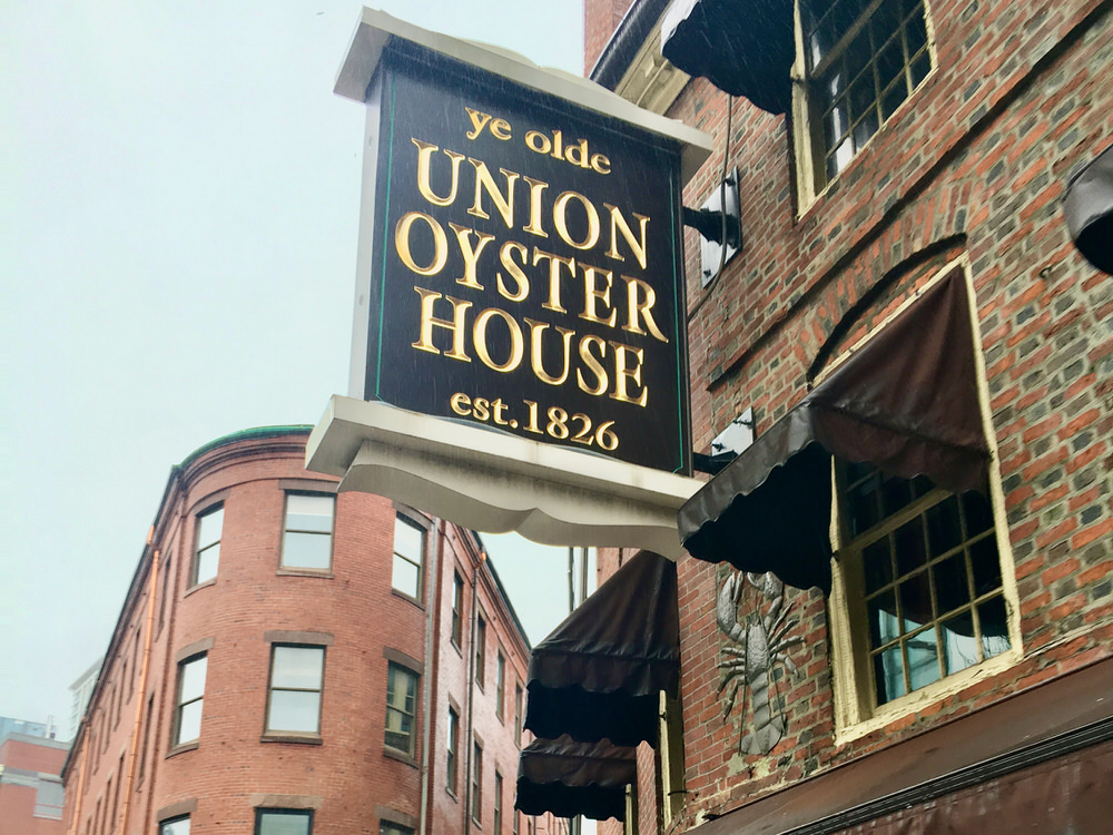 Sign above Ye Olde Union Oyster House in Boston