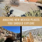 Photo collage of scenes of New Mexico National Parks