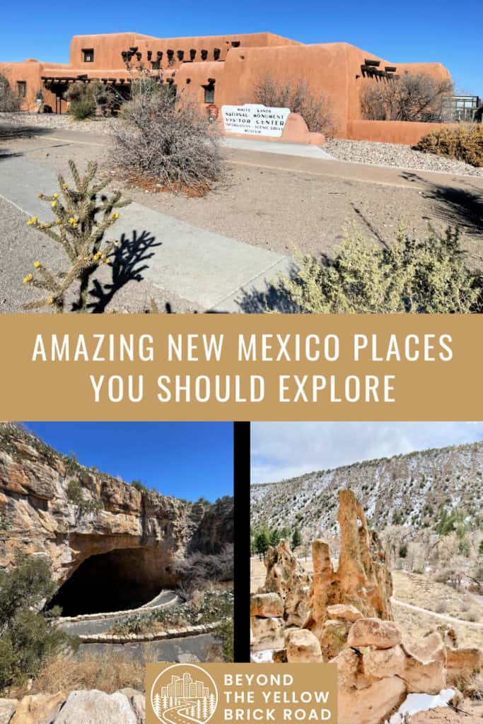 Photo collage of scenes of New Mexico National Parks