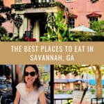 best places to eat in Savannah pin