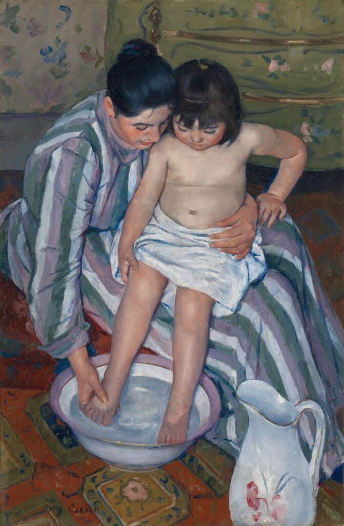 Child's Bath Painting