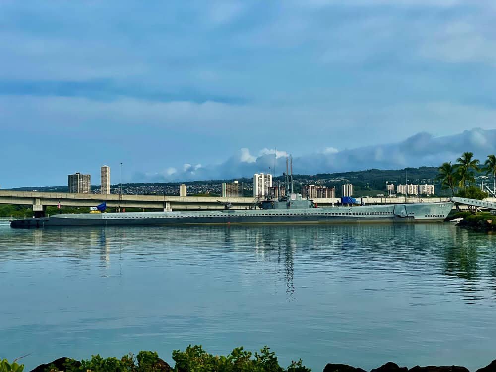 Waterfront view at Pearl Harbor National Monument