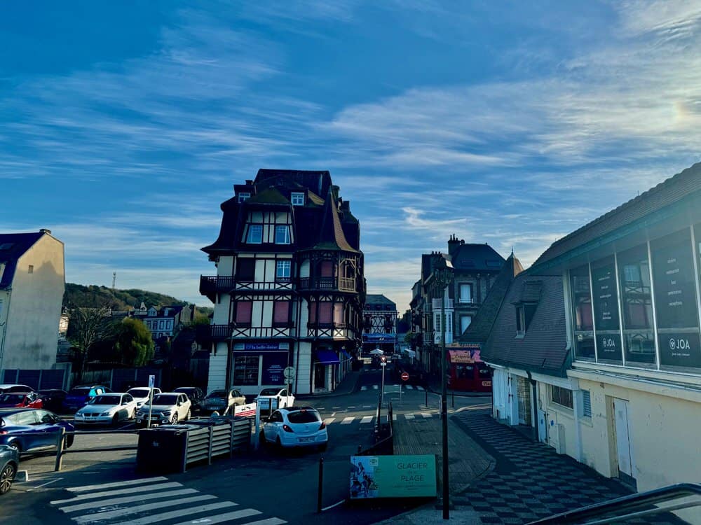 Car park near Etretat casino