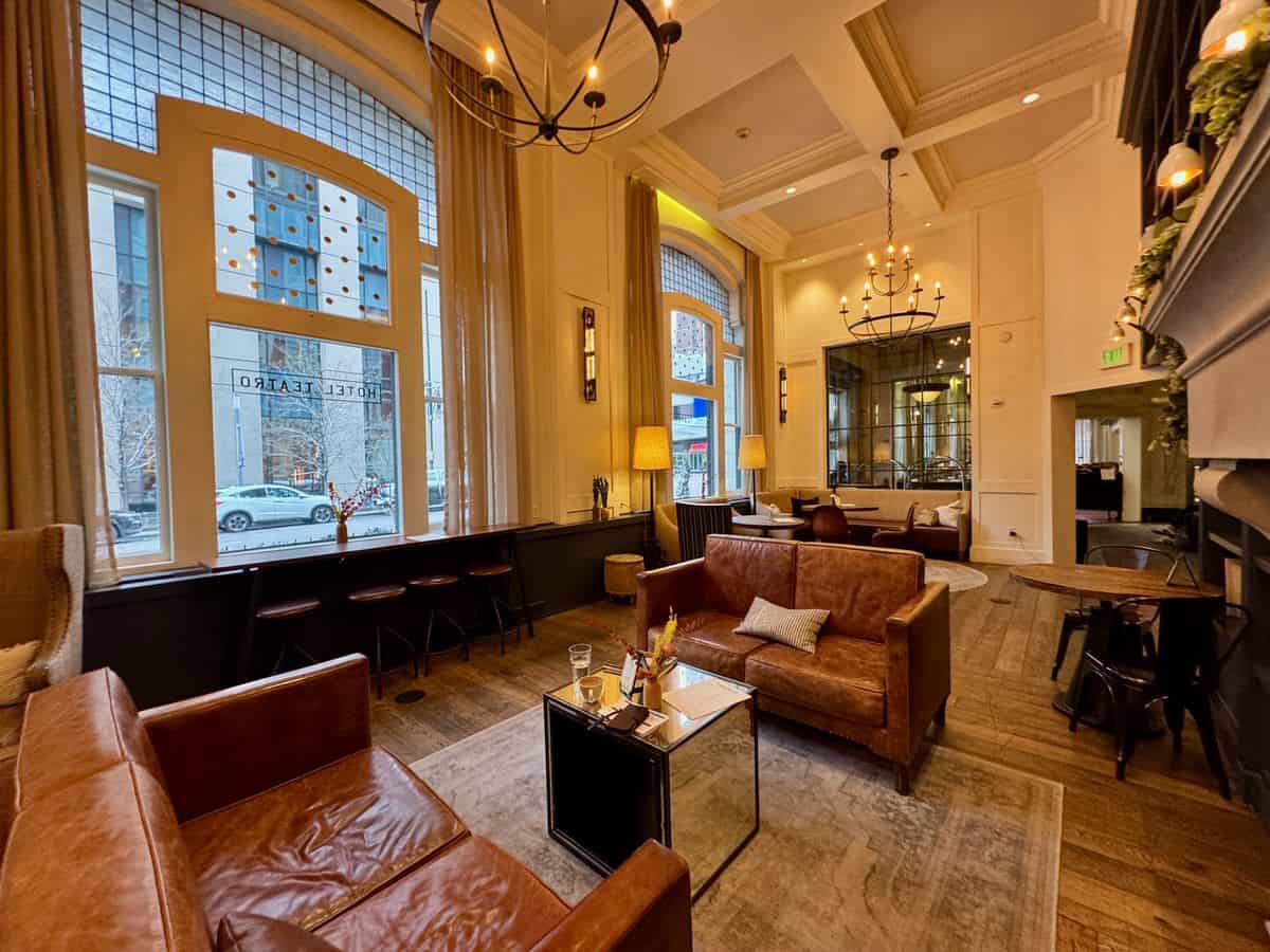 Interior of a historic downtown Denver hotel