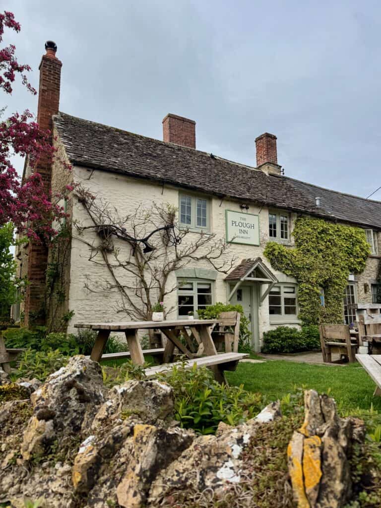 Exterior of a Cotswold Inn in Kelmscott England